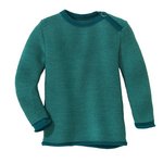 disana melange jumper in the colour pacific mint