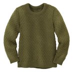 disana Aran Jumper in the colour olive